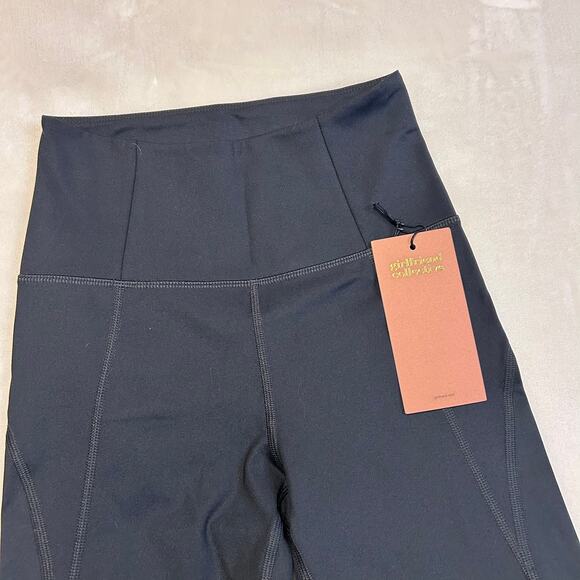Girlfriend Collective Women's Black Compressive High-Rise 7/8 Legging - Size XS - Picture 8 of 9